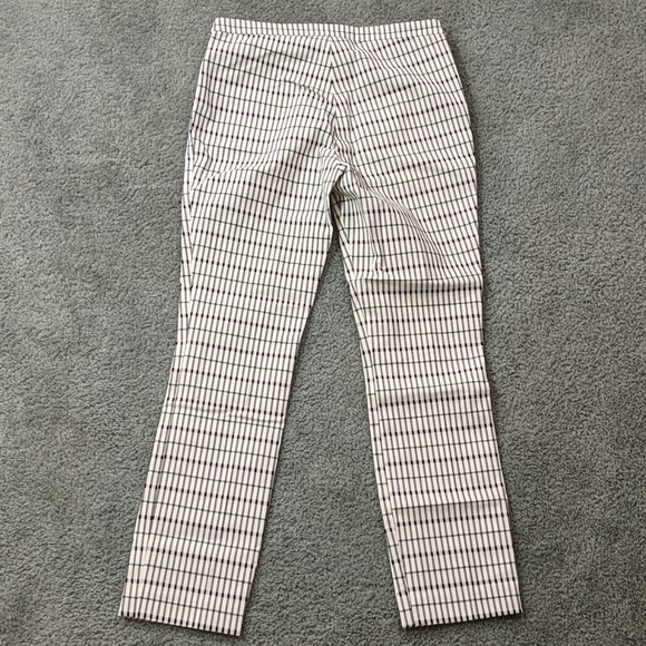 NEW Theory | Classic Skinny Pant Viscose Grid sz 2 - Picture 5 of 10